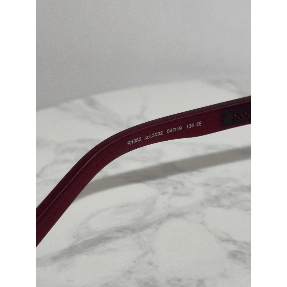 Renoma R1052 Eyeglass Frames Red Gradient 54-19-138 Patented Design
